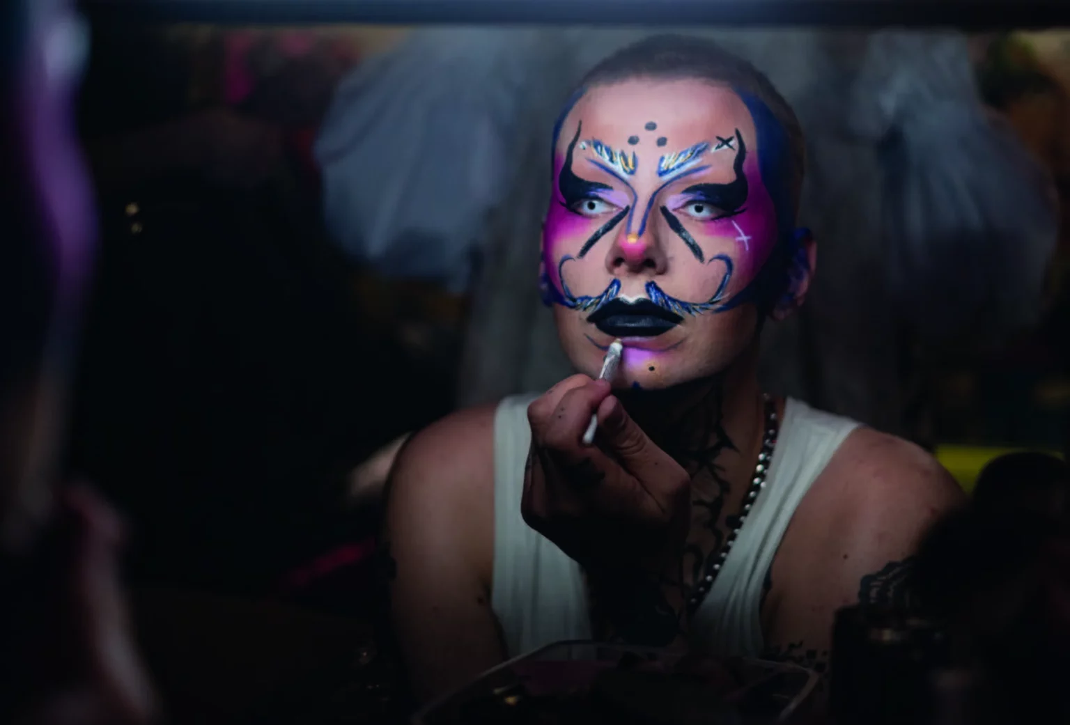 Baxter M. Halter au Crazy Circle soirée Monstrosity, Bruxelles 2023. Photo Samy Soussi.