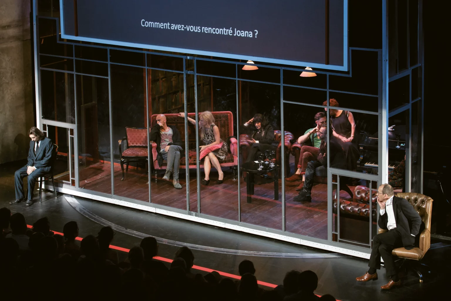 Wycinka (Holzfällen) / Des Arbres à abattre d’après Thomas Bernhard, adaptation et mise en scène Krystian Lupa, Festival d’Avignon 2015. Photo Christophe Raynaud de Lage.