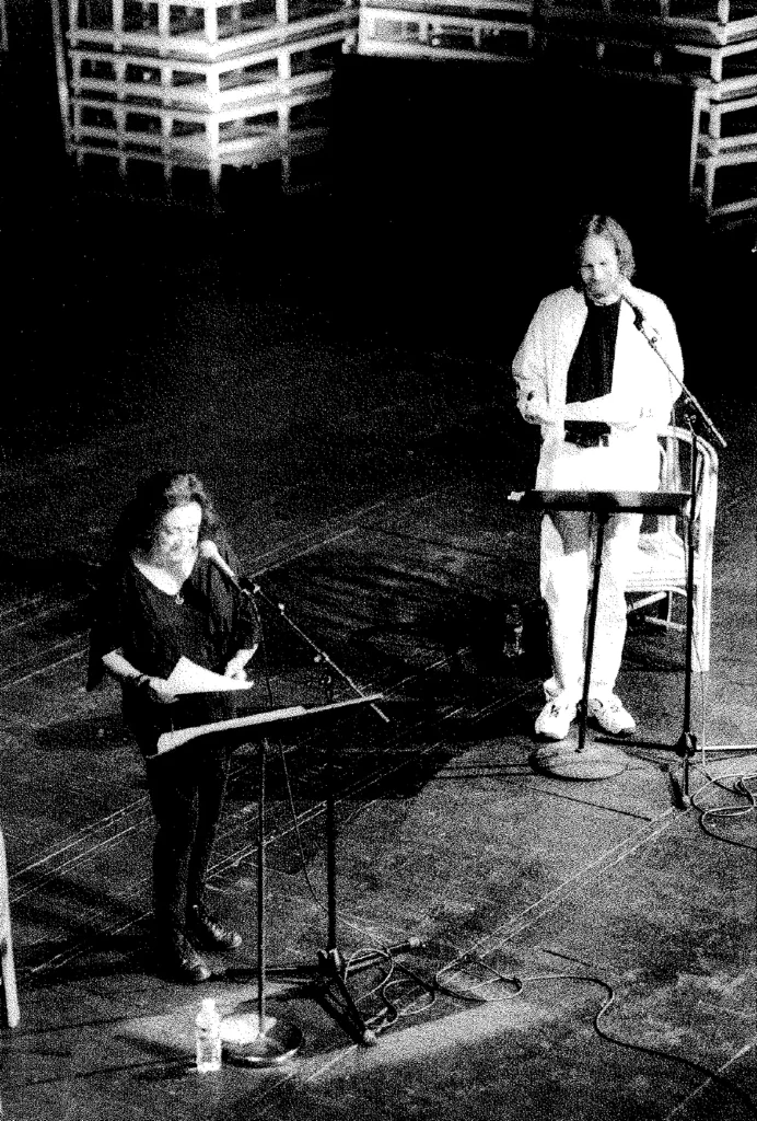 Judith Malina et Hanon Reznikov. Photo Laure Vasconi.