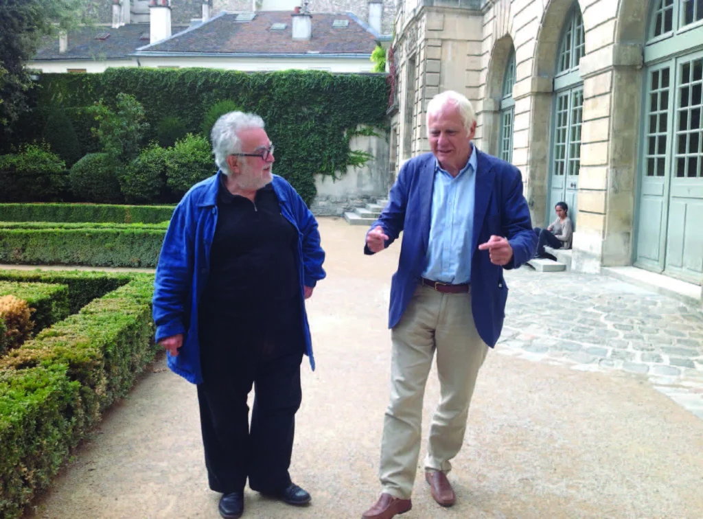 Georges Banu et Bernard Debroux. Photo Dmvmc.
