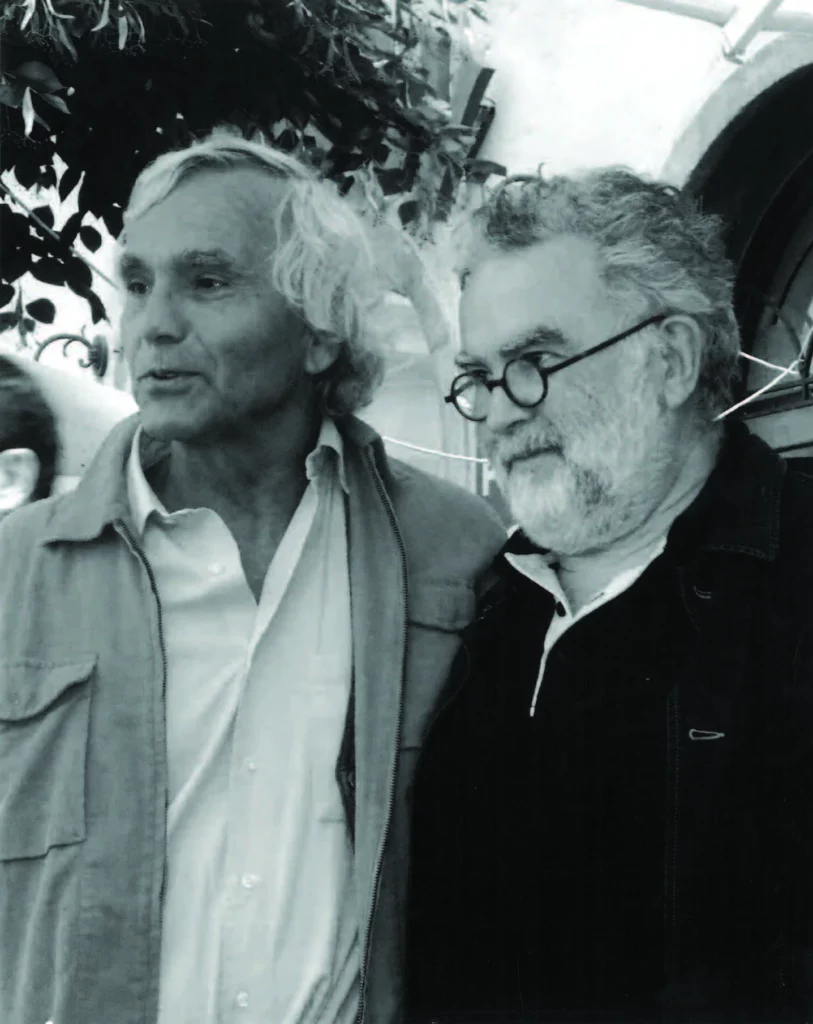 Eugenio Barba et Georges Banu au Festival international de Sibiu (Roumanie), 2012. Photo Mihaela Bartha.