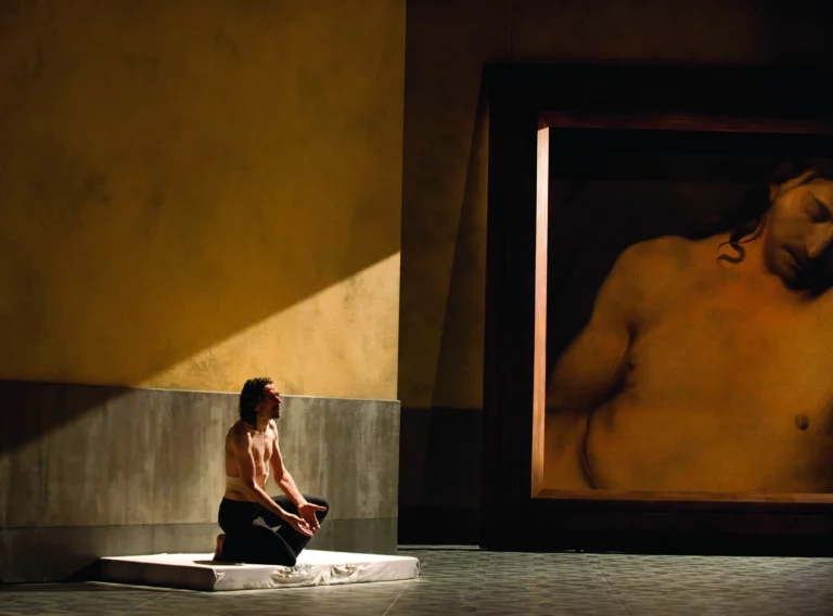 Stanislas Nordey dans AFFABULAzIoNE de Pier Paolo Pasolini mise en scène Stanislas Nordey. Photo Élisabeth Carecchio.