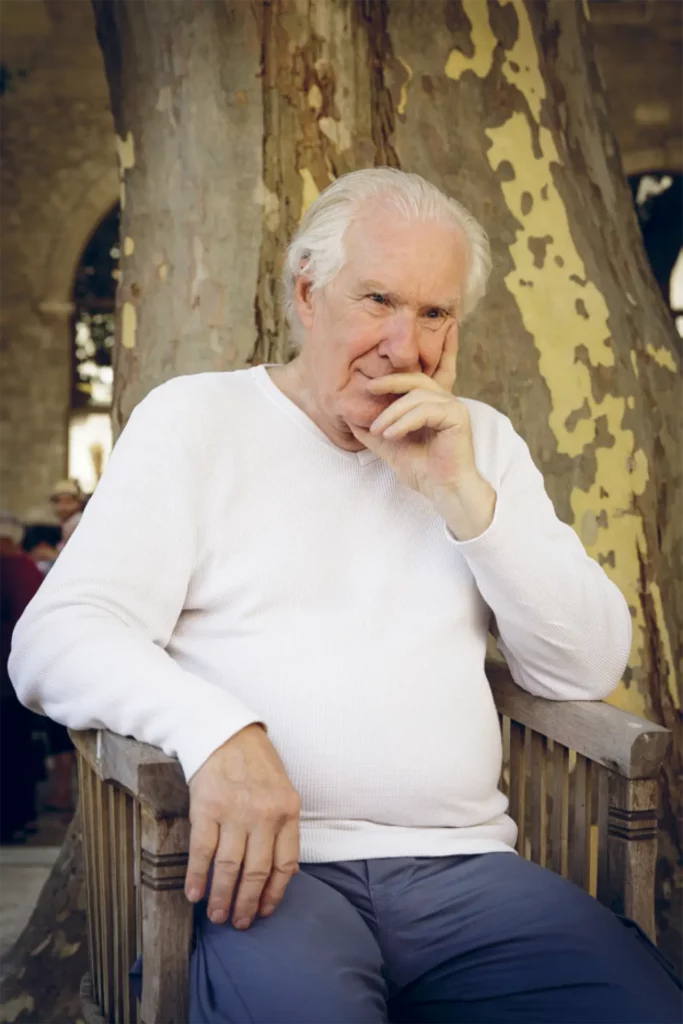 Alain Badiou, Festival d’Avignon 2015. Photo Christophe Raynaud de Lage.