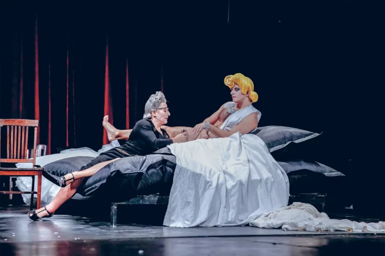 Eva Perón de Copi, mise en scène Marcial Di Fonzo Bo, 2017. Photo TNA-TC.