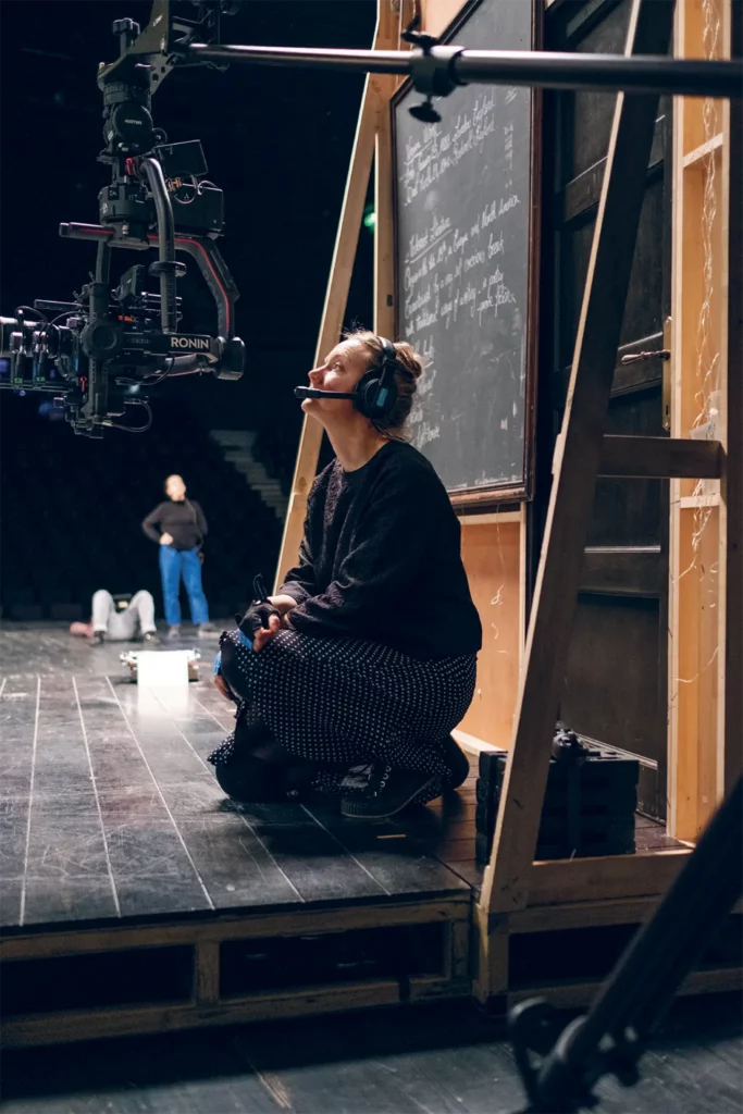 Aurélie Leporcq, camerawoman, dans Sylvia de Fabrice Murgia.