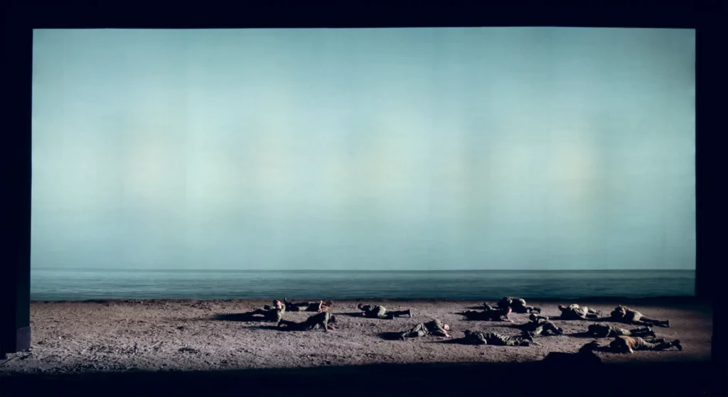 Idomeneo, mise en scène Robert Carsen, vidéo Will Duke, création au Teatro Real à Madrid, 2019. Photo Javier del Real.