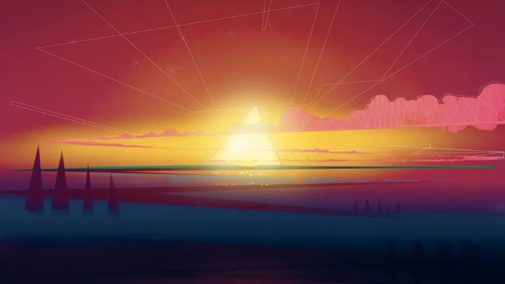 Peach Garden, installation vidéo (réalité virtuelle) Hayoun Kwon, produit par Innerspace, distribué par Diversion cinema, 2020, France.
Photo Innerspace.