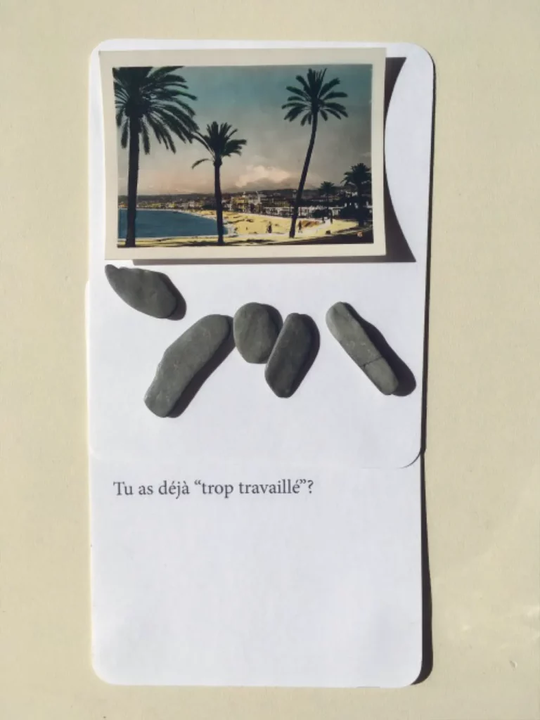 « Tu as déjà travaillé ? », photo de Mathilde Maillard dans le cadre de son projet de réflexion et performance Club Travail.