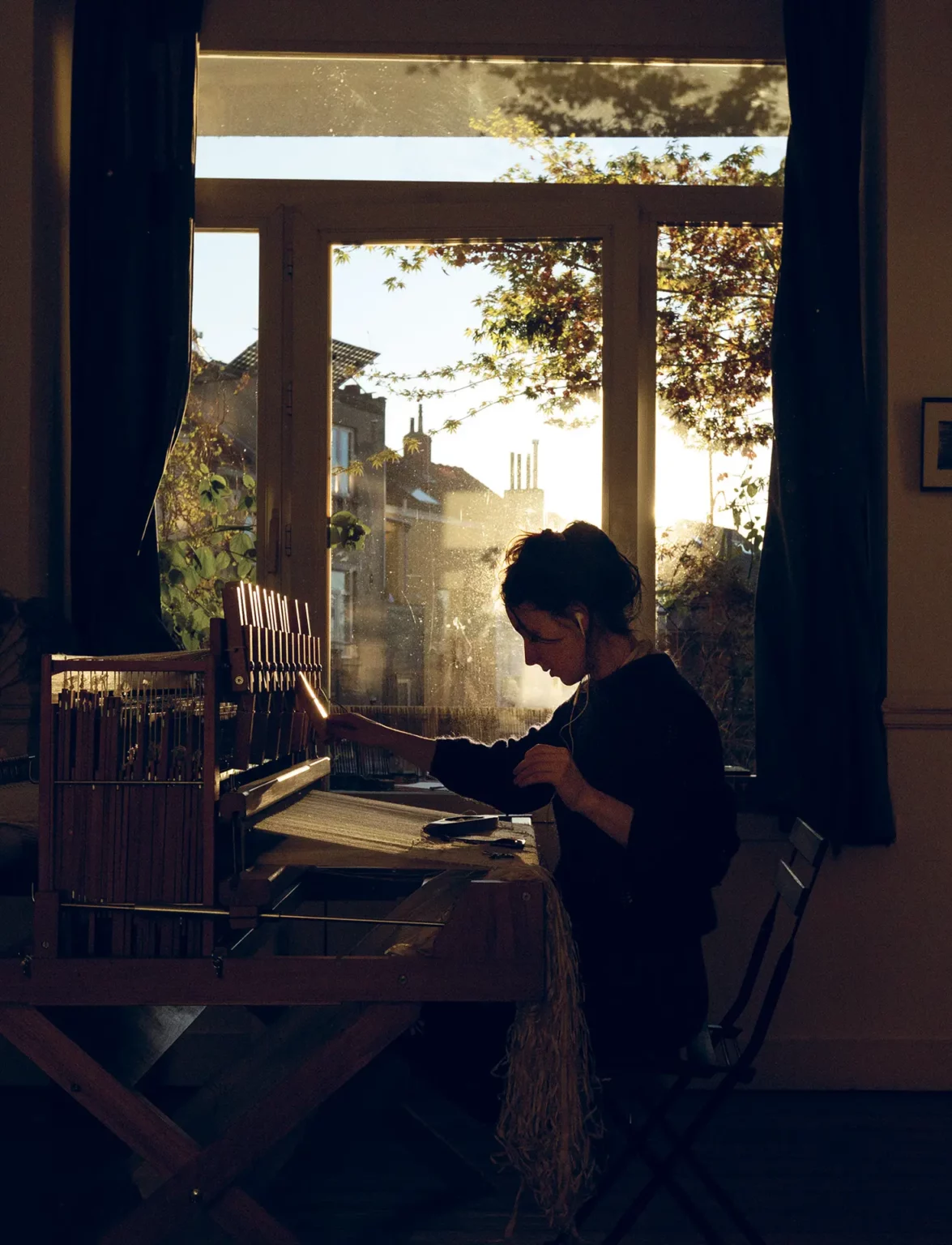 Vue de l’atelier d’Élise Peroi (Bruxelles). Photo Thomas Jean Henri.