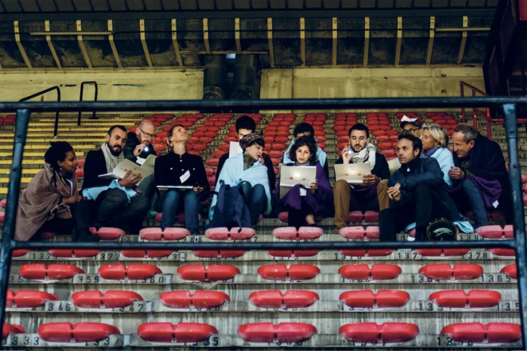 Your word in my mouth. Brussels take, mise en scène Anna Rispoli, Kunstenfestivaldesarts (Bruxelles), mai 2018. Photo Barbara Sandra.