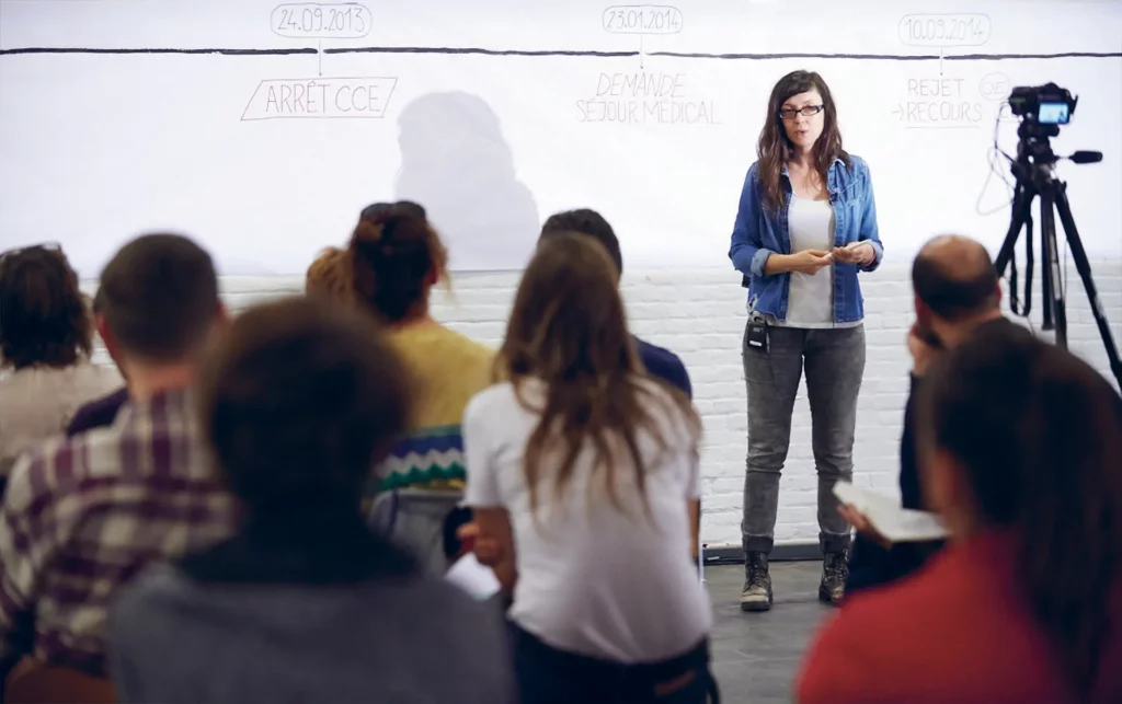 Droit étranger. Droit réapproprié, Véronique Dockx, De Markten (Bruxelles), septembre 2019. Photo Youssef Meftah.