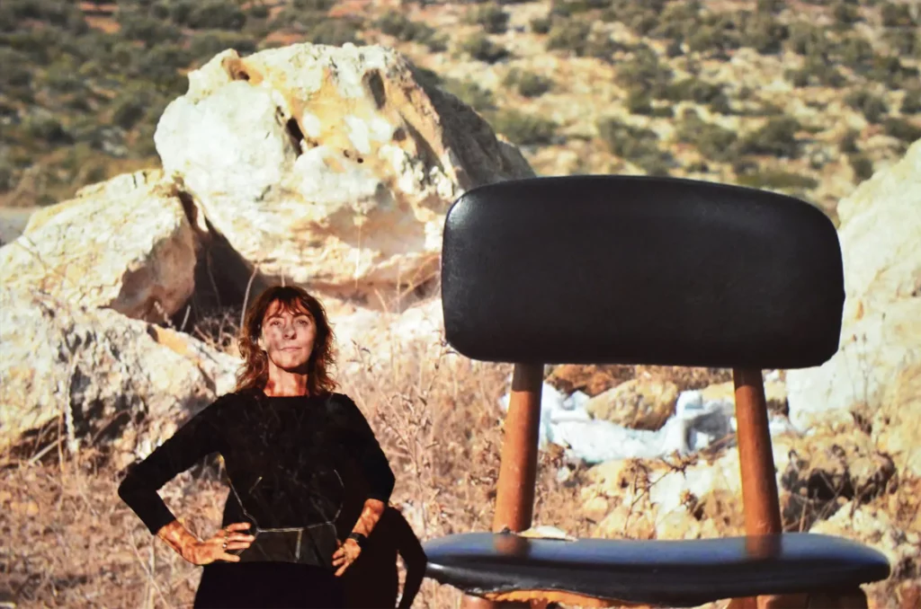 Christiane Jatahy dans O Agora que demora, Christiane Jatahy, São Paulo : SESC Pinheiros, 2019. Photo : Patricia Cividanes.