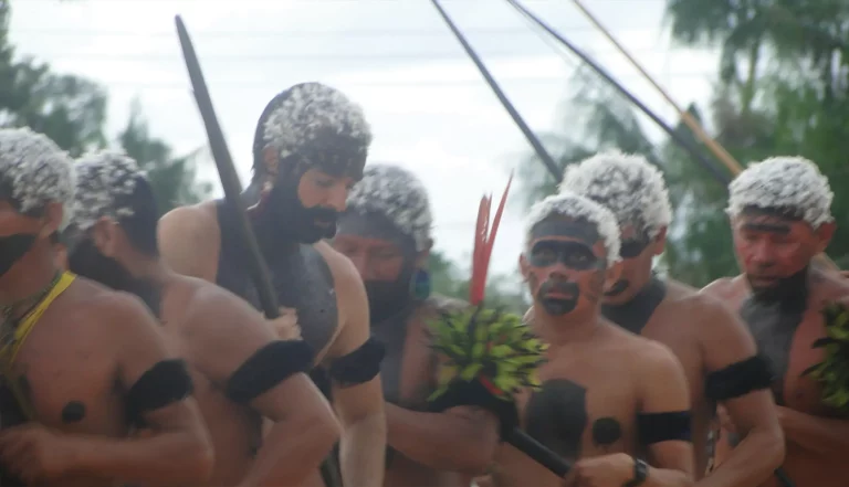 Rituel yanomami, Aldeia Maturacá, Amazonas, 2017. Photo : Maryelle Inácia Morais Ferreira.