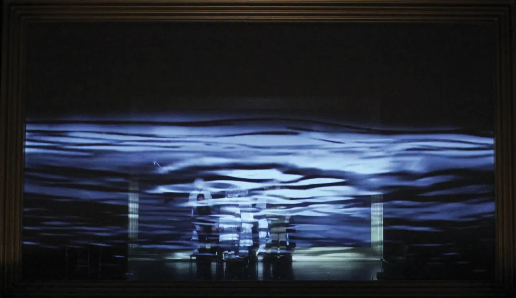 Koma, musique de Georg Haas, texte de Händl Klaus, mise en scène Immo Karaman, Schwetzingen, 2016.
Photo Bärbl Hohmann.