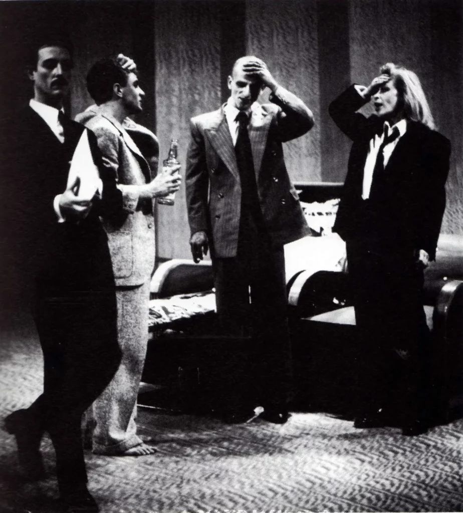 Jean-Louis Rolland, Aladin Rebel, Jacques Vincey, Florence Giorgetti. LE VOYAGE. Photo Danielle Aspis