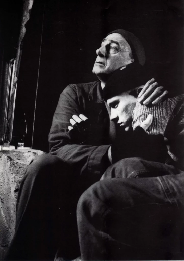 Philippe Demarle, David Warrilow. EN ATTENDANT GODOT Photo Marc Enguerand