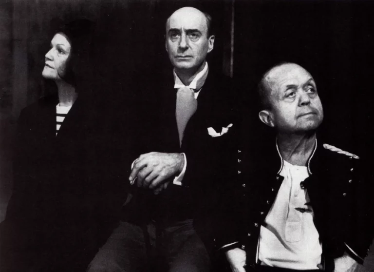 Marief Guittier, David Warrilow, Pieral. MINETTI. Photo B. Enguerand