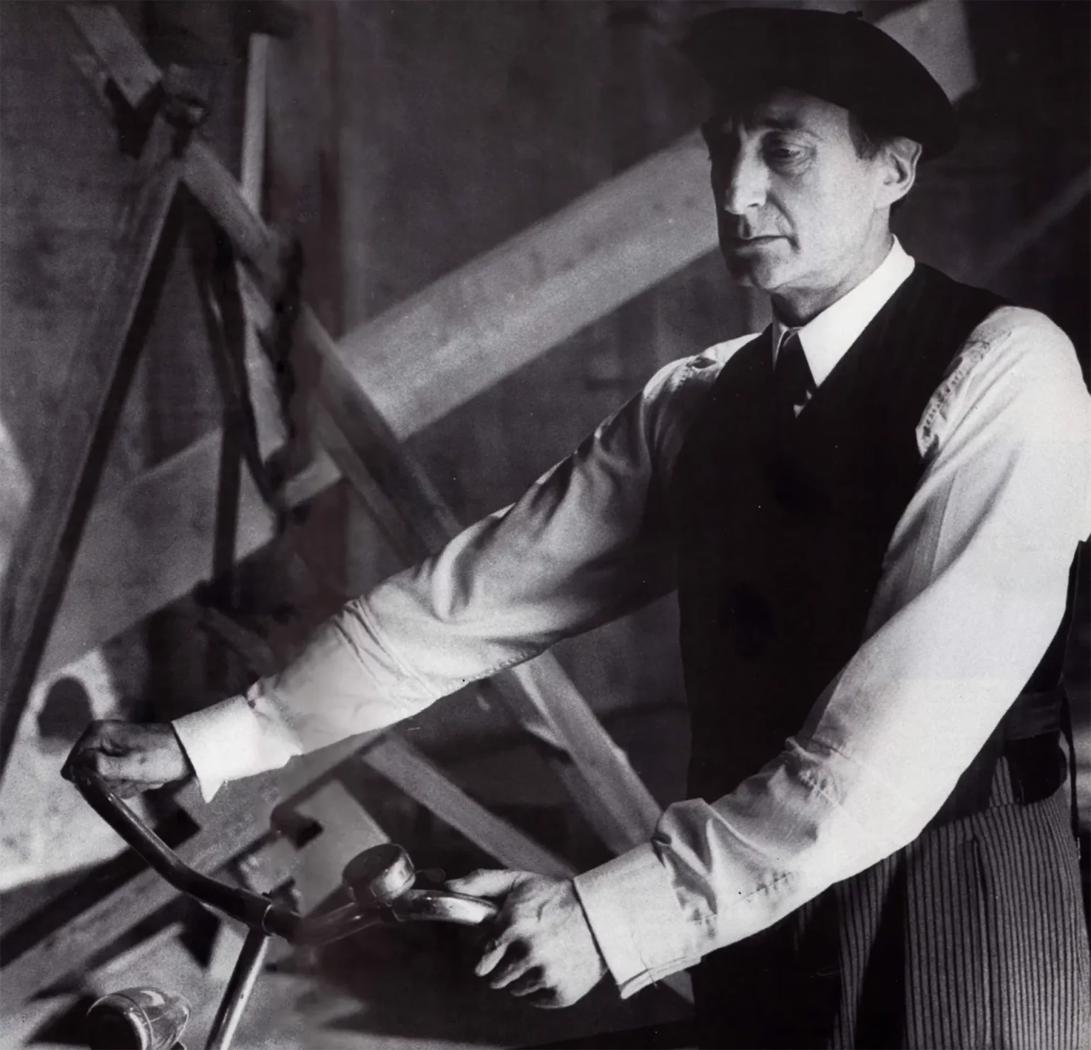 David Warrilow. L'HYPOTHÈSE E. Photo Brigitte Enguerand