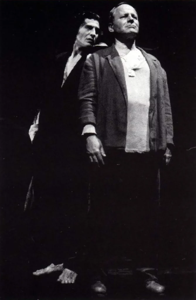 Jean-Marc Bory, Serge Maggiani.
LE LABOUREUR DE BOHÊME. Photo Gérard Richard