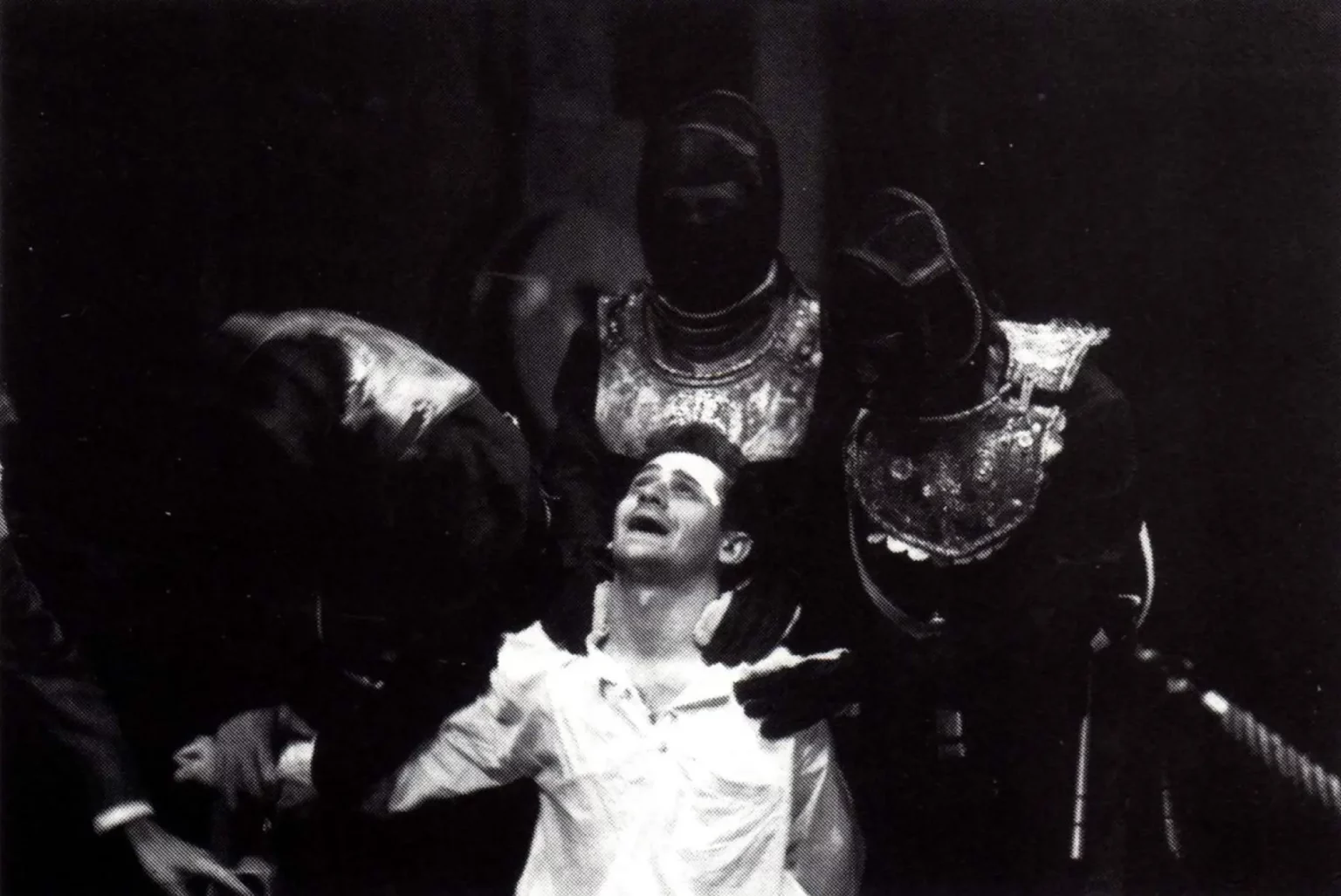 Olivier Py, Xavier Brière, Bruno Marchand, Danielle Chinsky. POLYEUCTE. Photo Elisabeth Carecchio