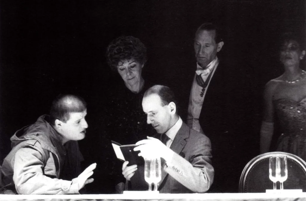 Mathias Jung, Annick Alane, Olivier Achard, Bernard Waver, Danielle Chinsky. RETOUR À LA CITADELLE. Photo E. Carecchio