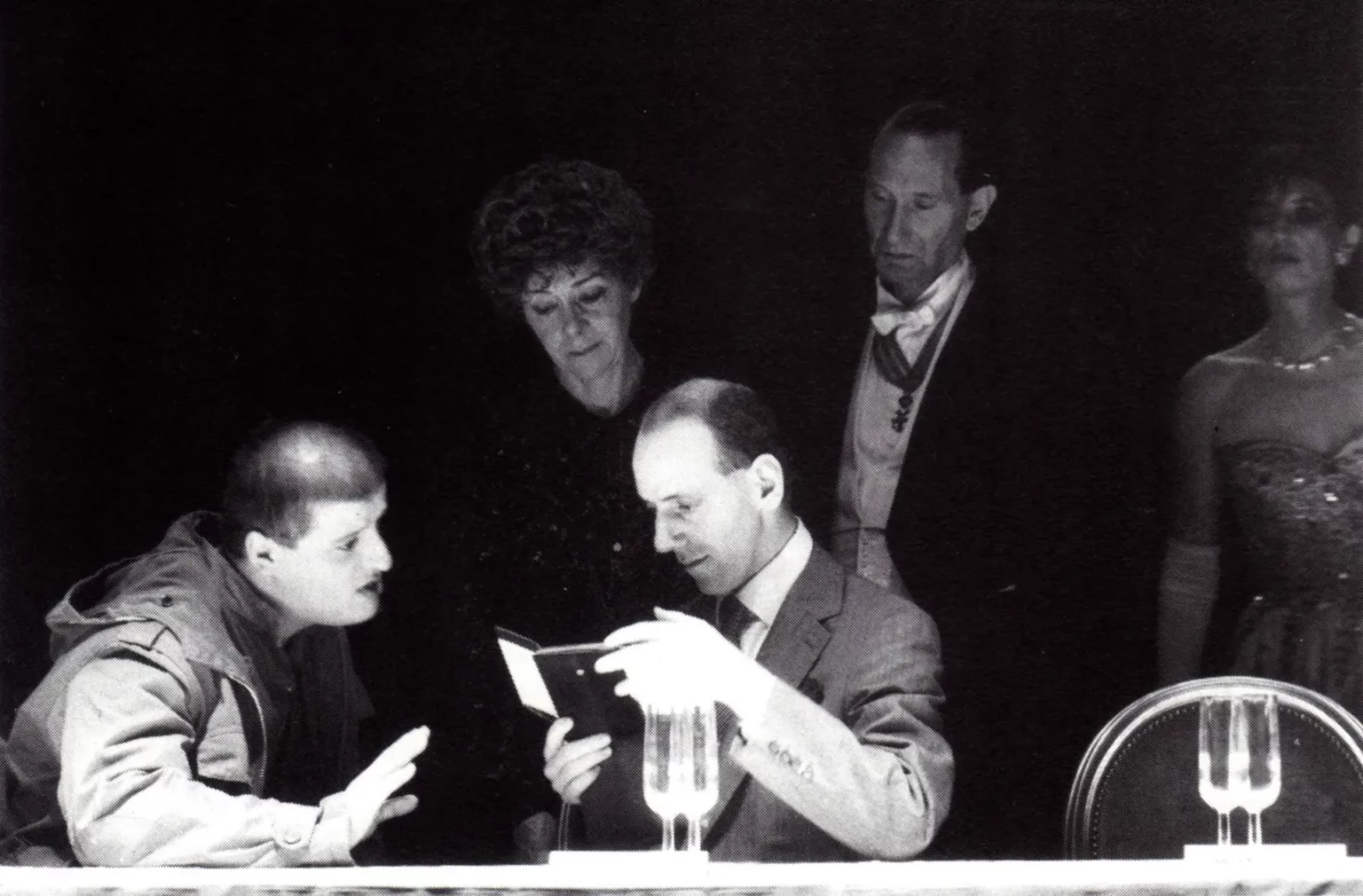 Mathias Jung, Annick Alane, Olivier Achard, Bernard Waver, Danielle Chinsky. RETOUR À LA CITADELLE. Photo E. Carecchio