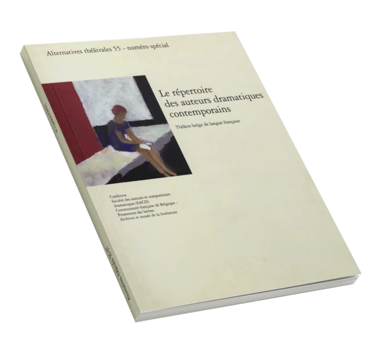 Le répertoire des auteurs dramatiques contemporains-Couverture du Numéro 55 d'Alternatives Théâtrales