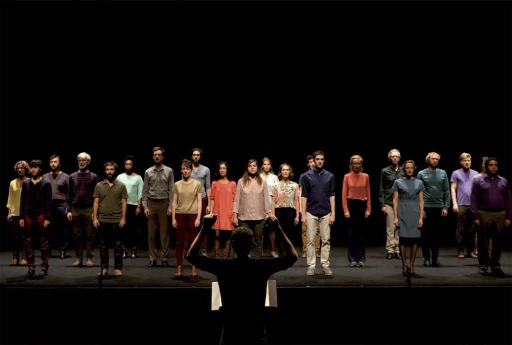 SUITE No 1 «ABC»
(octobre 2013)
au centre Pompidou.
Photo Hervé Veronese.