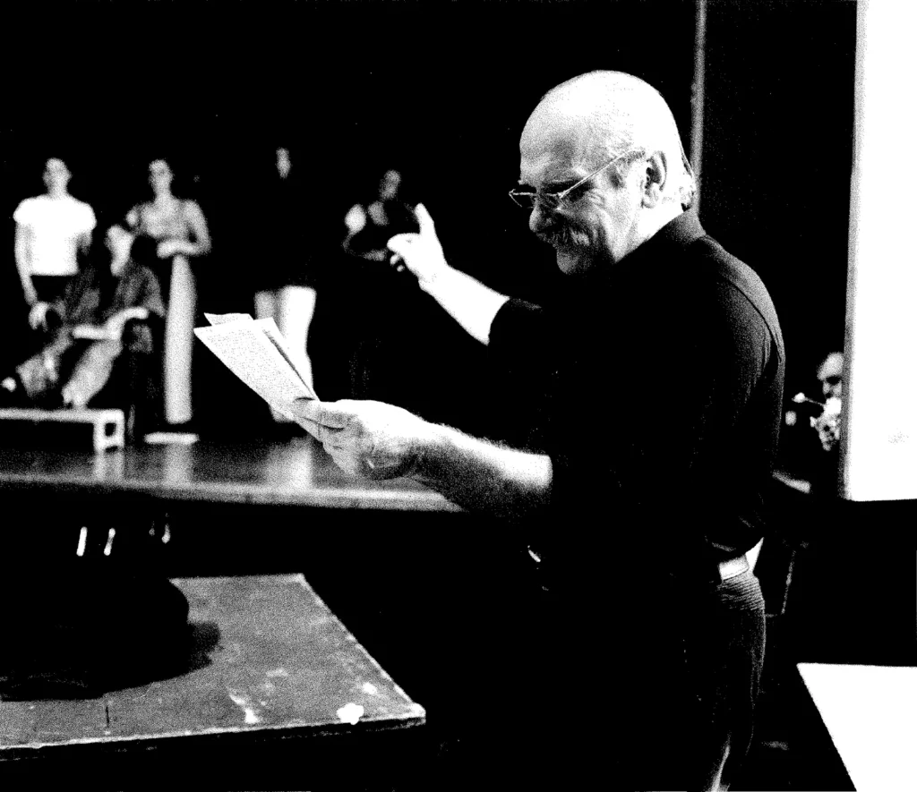 Atelier dirigé par Piotr Fomenko LA DAME DE PIQUE avec les élèves du CNSAD, avril 94.