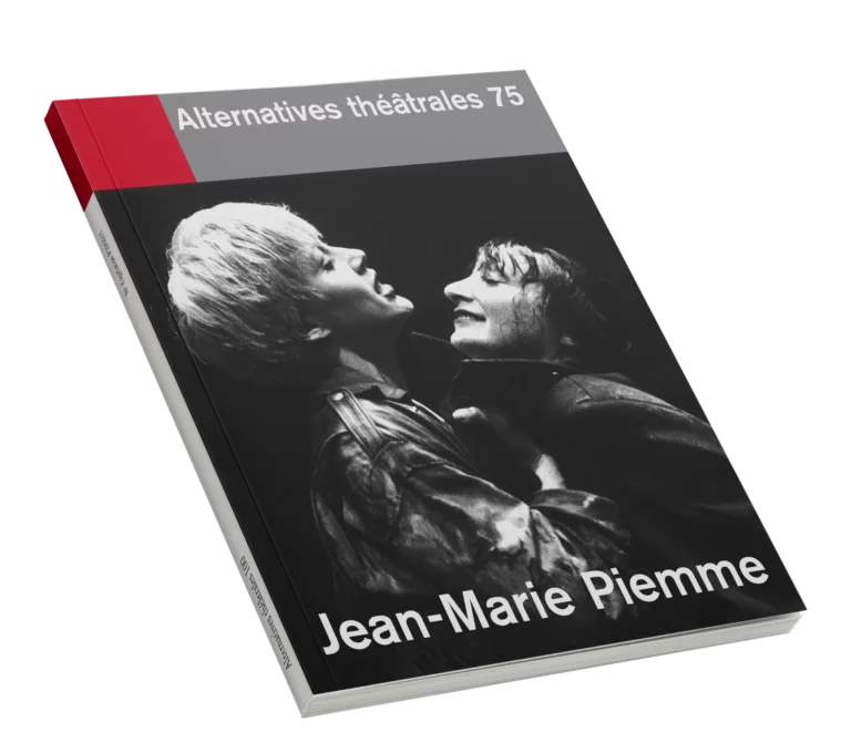 Jean-Marie Piemme-Couverture du Numéro 75 d'Alternatives Théâtrales