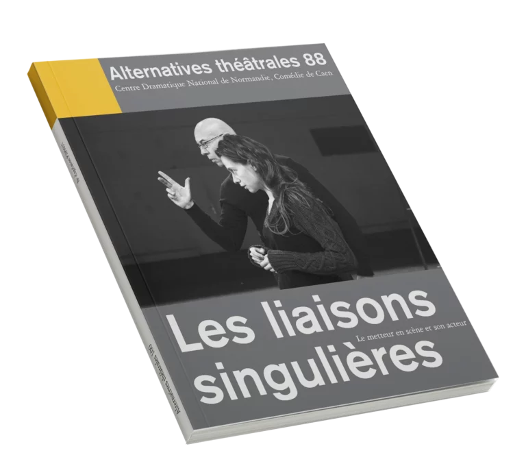 Les liaison singulières-Couverture du Numéro 88 d'Alternatives Théâtrales