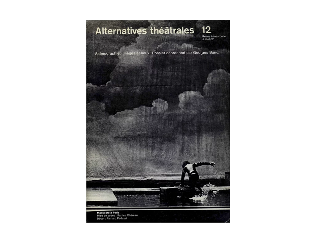 Scénographie images et lieux-Couverture du Numéro 12 d'Alternatives Théâtrales