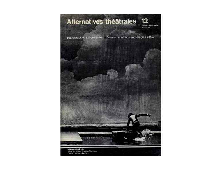 Scénographie images et lieux-Couverture du Numéro 12 d'Alternatives Théâtrales