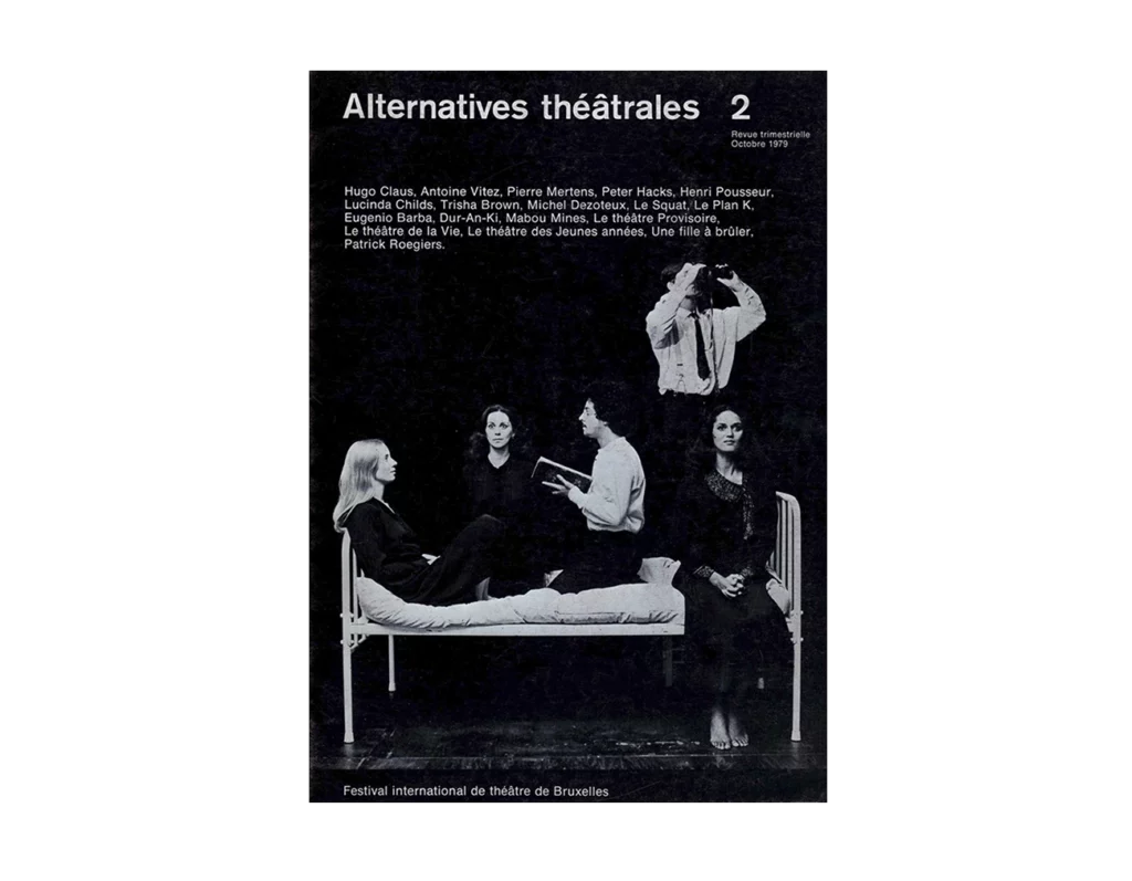 Alternatives théâtrale 2-Couverture du Numéro 2 d'Alternatives Théâtrales