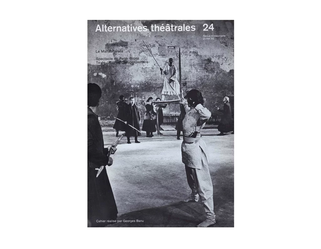Le mahabharata-Couverture du Numéro 24 d'Alternatives Théâtrales