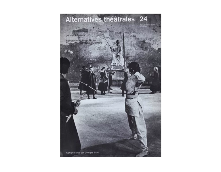 Le mahabharata-Couverture du Numéro 24 d'Alternatives Théâtrales