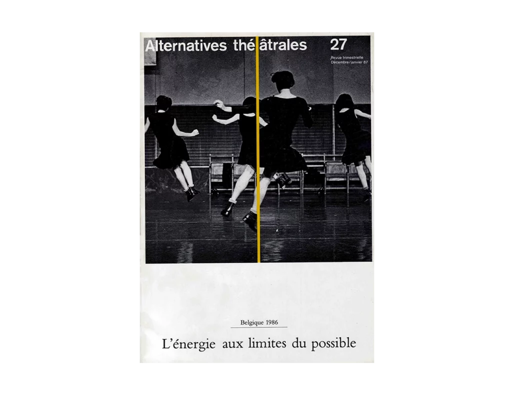 L'énergie aux limites du possible-Couverture du Numéro 27 d'Alternatives Théâtrales