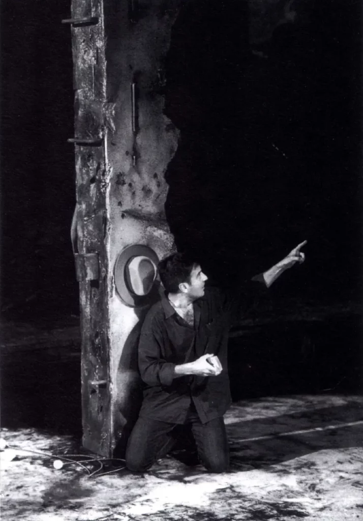 Marc Berman dans LE CONDOR de Joël Jouanneau. Photo Frédéric Champy.