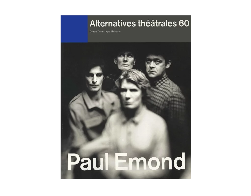 Paul Emond-Couverture du Numéro 60 d'Alternatives Théâtrales