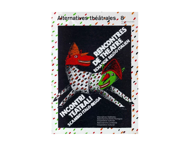 Échange belgico-italien-Couverture du Numéro 8 d'Alternatives Théâtrales