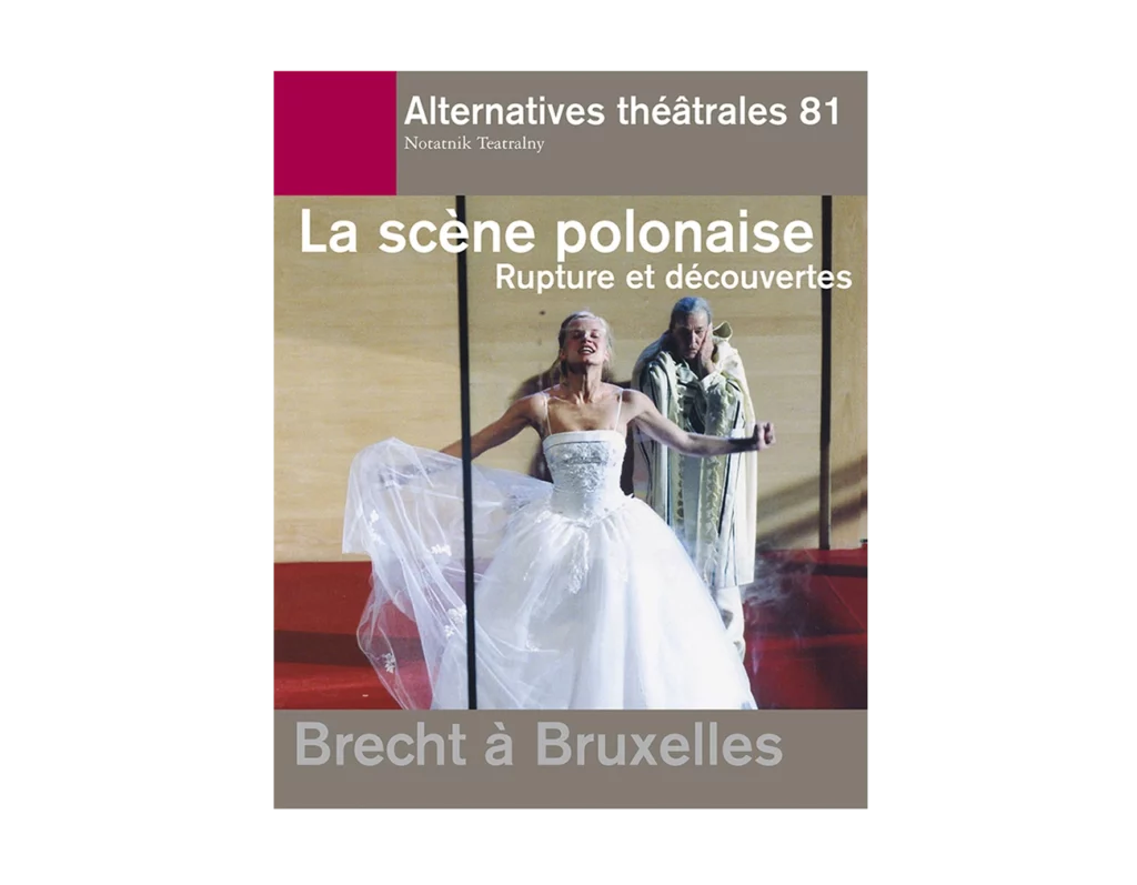 La scène polonaise-Couverture du Numéro 81 d'Alternatives Théâtrales