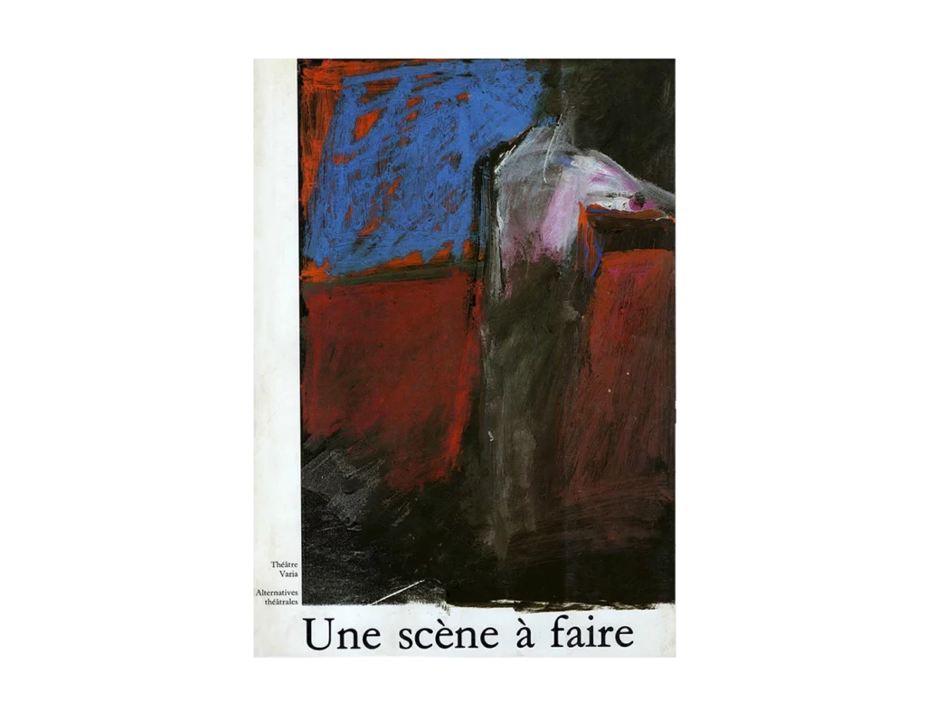 Une scène à faire-Couverture d'Alternatives Théâtrales